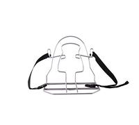 Monkey Mee bagagerekje zilver