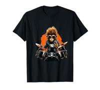 Monkey Playing Drums - Singe jouant de la batterie T-Shirt