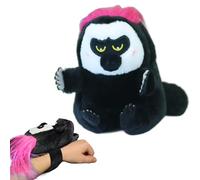 Monkey Plush Hugger Bracelet, White-Faced Wrist Hugger Doll, Plush, PP Cotton Cute Toy for Kids & Adults, Perfect for Family Gatherings, Birthdays, and Everyday Comfort, 15cm