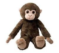 Monkey Plush - With Long Hands Realistic Soft Toys | Small Animals Stuffed Toys Dolls For Kids Girls | Boys Fans Adults Office Bedroom Living Room Travel Birthday Party | 36cm Standing 24cm Sitting Pl
