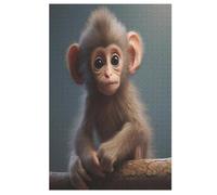 Monkey Puzzles Adultes 1000 Pièces Puzzle Adulte Jeu ÉduChatif Challenge Toy en Bois pour Enfants （78×53cm）
