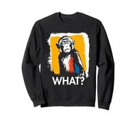Monkey, Quoi ? Macaque Monkey Meme Singe Funny Saying Animal Sweatshirt