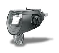 MonkeyLink SkyeLight 110 Lux Lampe Avant de vélo avec Support magnétique, Phare Avant réglable en Angle, avec feu de Circulation diurne et Fonction feu de Route, Noir
