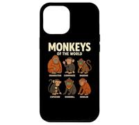 Monkeys of The World T-Shirt Mignon espèces de Primates Coque pour iPhone 12 Pro Max