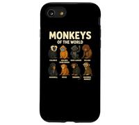 Monkeys of The World T-Shirt Mignon espèces de Primates Coque pour iPhone SE (2020) / 7/8