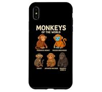 Monkeys of The World T-Shirt Mignon espèces de Primates Coque pour iPhone XS Max