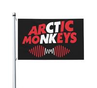 Monkeys Rock Band Arctic Flag Drapeau imprimé directement sur vêtement Polyester durable Graphiques accrocheurs Bannière double face - 0,9 x 1,5 m