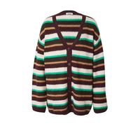 Monki Cardigan beige / marron / mûre / blanc, Taille S