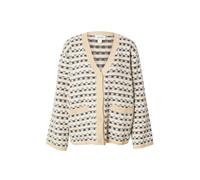 Monki Cardigan crème / gris foncé / blanc, Taille XS