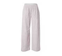 Monki Pantalon bleu clair / rose / blanc cassé, Taille 40