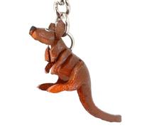 Monkimau Porte-clés Kangourou Australie en cuir