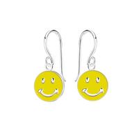 Monkimau Visage d'enfants et de filles, Boucles d'oreilles, clous d'oreilles, bijoux d'oreilles, en 925, hypoallergénique et sans nickel, taille du motif 8 mm x 8 mm, pour enfants et filles