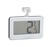 Monlladek Thermomètre électronique étanche de haute précision pour réfrigérateur, outil d'alarme de gel (blanc)