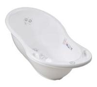 MonMobilierDesign Baignoire bébé thermomètre Blanc Owls 102 cm Blanc, Blanc G