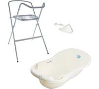 Baignoire Bébé Thermomètre Jaune Dog And Cat 86 Cm + Pied + Tuyau Jaune