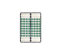 MonMobilierDesign CASI Sommier à lattes avec plots de soutien 140x200 cm sans pieds