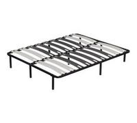 MonMobilierDesign CUNO Sommier à lattes larges 180x200 cm avec pieds