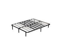 MonMobilierDesign CUNO Sommier à lattes larges 200x200 cm avec pieds
