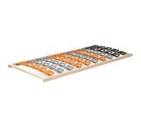 MonMobilierDesign DOY Sommier à lattes ergonomique cadre en bois avec plots de soutien 90X200 cm