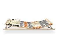 Sommier GENERIQUE MonMobilierDesign EMY Sommier à lattes ergonomique en bois avec plots de soutien 7 zones de confort tête et pied relevables 120X200 cm