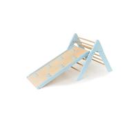 MonMobilierDesign EVA Triangle de motricité Pikler pour enfants Montessori Bleu