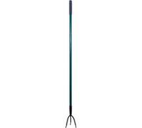 MonMobilierDesign GARDEN Cultivateur 3 dents griffe piocheuse manche long outil de jardinage G