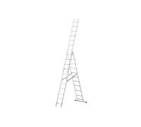 Echelle télescopique GENERIQUE MonMobilierDesign LAD Echelle transformable en aluminium 3 plans 11 marches