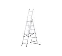 Echelle télescopique GENERIQUE MonMobilierDesign LAD Echelle transformable en aluminium 3 plans 6 marches
