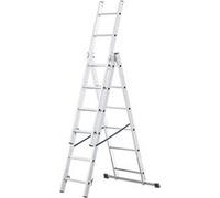 Echelle télescopique GENERIQUE MonMobilierDesign LAD Echelle transformable en aluminium 3 plans 6 marches