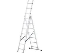 MonMobilierDesign LAD Echelle transformable en aluminium 3 plans 7 marches