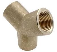 MonMobilierDesign Lot de 1_Raccord en Y femelle en laiton égal modèle 1/2" G