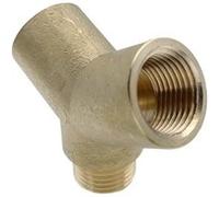 MonMobilierDesign Lot de 1_Raccord en Y mâle femelle en laiton égal modèle 1/2" G