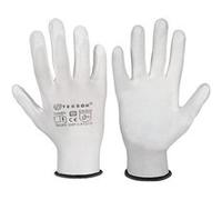 MonMobilierDesign Lot de 1_ROTA Gants de bricolage multi-usages et jardinage T.10 Blanc Blanc G