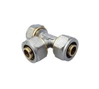 MonMobilierDesign Lot de 1_Té à visser tube PER Ø16x16x16 mm