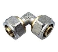 Lot de 5 Raccord coudé 90° à compression Ø16 pour tube PER