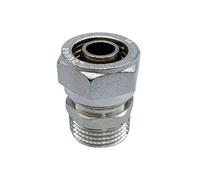 MonMobilierDesign Lot de 5_Raccord PER mâle 1/2" x Ø16 à compression