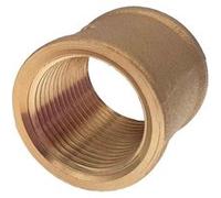 MonMobilierDesign Manchon en laiton sphérique femelle à visser Ø 1/2" - lot de 5