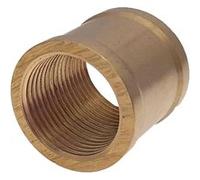 MonMobilierDesign Manchon en laiton sphérique femelle à visser Ø 3/8" - lot de 5