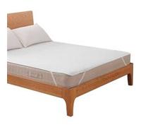 MonMobilierDesign NIGHT Alèse protège matelas imperméable avec coins élastiques 140X190 cm Blanc G