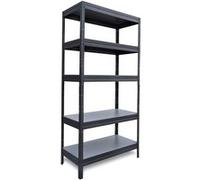 MonMobilierDesign REGAL Étagère design industriel charges lourdes jusqu'à 600 kg Gris Gris