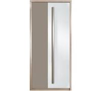 MonMobilierDesign ROMA Armoire penderie avec 2 portes battantes 90x194 cm