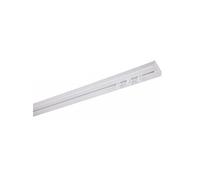 MonMobilierDesign SIMI Rail de plafond tringle en PVC pour rideaux à crochets Blanc Monorail droit 220 cm Blanc G
