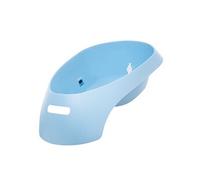 MonMobilierDesign TEGGI Baignoire ergonomique bébé avec thermomètre Bleu Bleu G