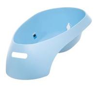 MonMobilierDesign TEGGI Baignoire ergonomique bébé avec thermomètre Bleu Bleu G