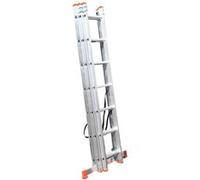 MonMobilierDesign XTRA Echelle transformable en aluminium 3 plans 7 marches