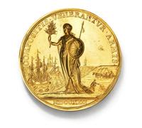 Monnaie Ancienne Britannique, pièces Anciennes pour collectionneurs, pièce en Argent, souverain d'or de Grande-Bretagne, Pièce de Collection, Monnaie Antiques Royaume-Uni (1713 Anne Gold Medal)