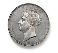 Monnaie Ancienne Britannique, pièces Anciennes pour collectionneurs, pièce en Argent, souverain d'or de Grande-Bretagne, Pièce de Collection, Monnaie Antiques Royaume-Uni (1826 George IV Crown)