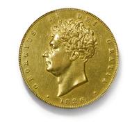 Monnaie Ancienne Britannique, pièces Anciennes pour collectionneurs, pièce en Argent, souverain d'or de Grande-Bretagne, Pièce de Collection, Monnaie Antiques Royaume-Uni (1826 Gold Sovereign)