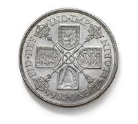 Monnaie Ancienne Britannique, pièces Anciennes pour collectionneurs, pièce en Argent, souverain d'or de Grande-Bretagne, Pièce de Collection, Monnaie Antiques Royaume-Uni (1932 George V Florin)