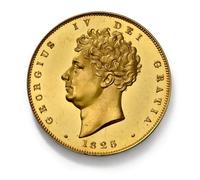 Monnaie Ancienne Britannique, pièces Anciennes pour collectionneurs, pièce en Argent, souverain d'or de Grande-Bretagne, Pièce de Collection, Monnaie Antiques Royaume-Uni (1825 Gold Sovereign)